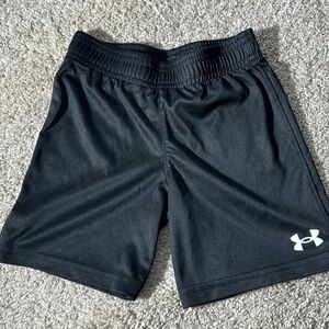 Boys black under armour shorts
